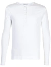 Adam Lippes Long-sleeved Cotton T-shirt In White