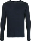 ADAM LIPPES LONG-SLEEVED COTTON T-SHIRT