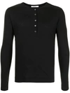 ADAM LIPPES LONG-SLEEVED COTTON T-SHIRT