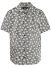 DOLCE & GABBANA GEOMETRIC-PRINT COTTON SHIRT