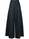 SOCIÉTÉ ANONYME HIGH-WAISTED WIDE-LEG TROUSERS