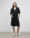 Lafayette 148 Plus-size Andie Dress In Punto Milano In Black