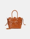 Lafayette 148 Vachetta Leather 8 Knot Tote—small-copper-one