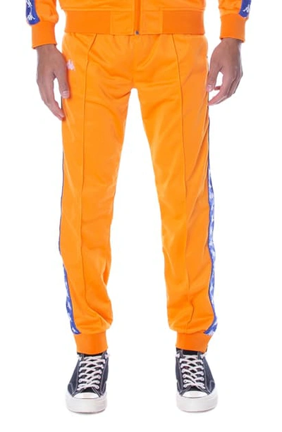 Kappa 222 Banda Rastoriazz Track Pants In Orange-blue Roya Aal