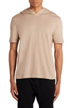 BOTTEGA VENETA HOODED JERSEY T-SHIRT,646935V0IR0