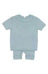 FELTMAN BROTHERS FELTMAN BROTHERS RIB KNIT TOP & SHORTS SET,4909