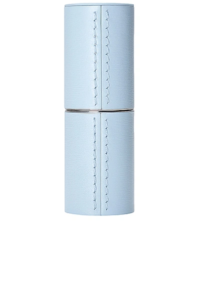 La Bouche Rouge Refillable Fine Leather Case In Baby Blue