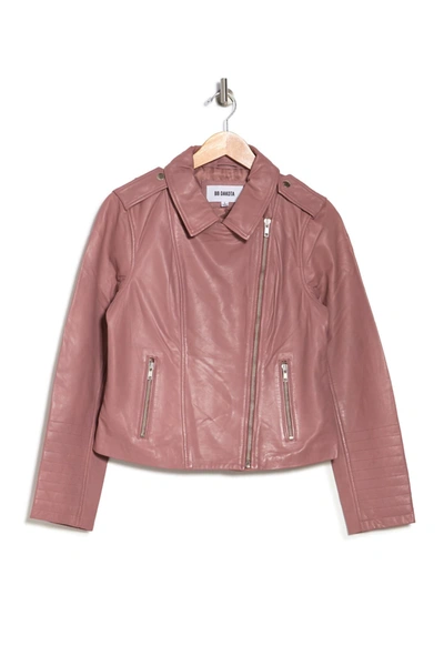 Bb Dakota Hello Moto Jacket In Rose Taupe