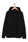 Burnside Fleece Pullover Hoodie In Black