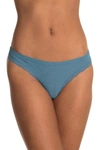 B.tempt'd By Wacoal Innocence Daywear Thong In Aegean Blu