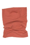 Portolano Cashmere Hood Scarf In Cany Clay