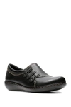 Clarks Ashland Effie Casual Slip-on Flat In Black