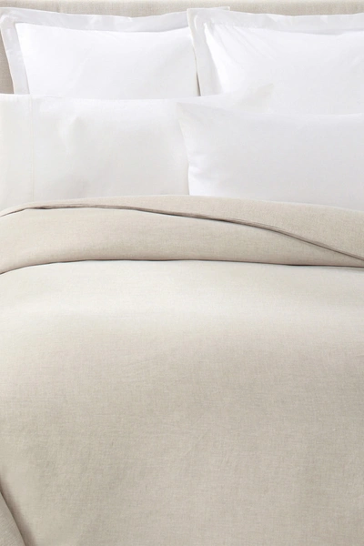 Melange Linen King Duvet Cover In Natural