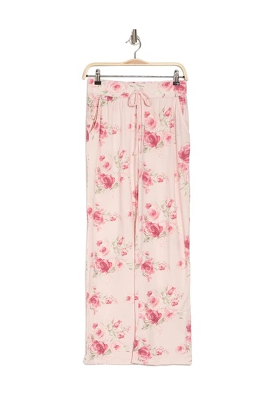 Flora By Flora Nikrooz Floral Pajama Pants In Pink