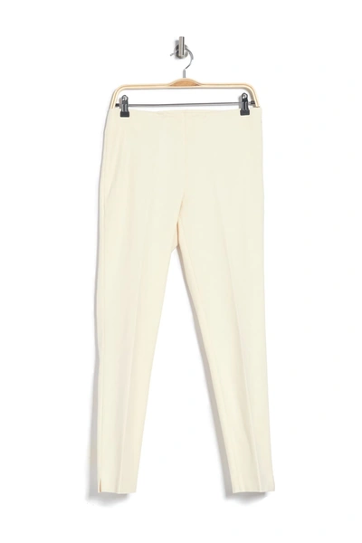 Vince Camuto Side Zip Ankle Crop Pants In Pearl Ivor