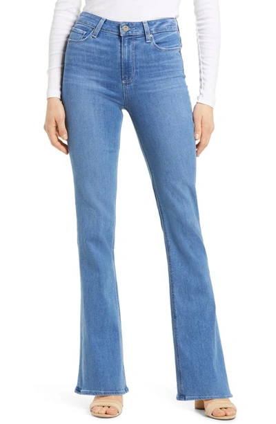Paige Laurel Canyon Bootcut High-rise Stretch-denim Jeans In Multi