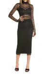 AFRM LONG SLEEVE LACE DRESS,AED021402
