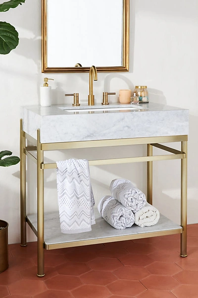 Anthropologie Margot Single Bathroom Vanity In White