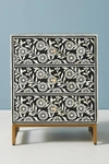 Anthropologie Lalita Inlay Nightstand In Black