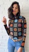 La Doublej Skinny Jersey Layering Turtleneck In Vetrata