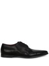 DOLCE & GABBANA CALF LEATHER POINTED DERBY SHOES