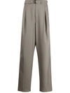 LEMAIRE BELTED PLEAT TROUSERS