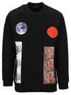 Raf Simons Black Sterling Ruby Edition Patches Sweatshirt In Black
