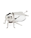 Godinger Bee Honey Jar With Spoon In Silver