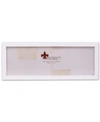 Lawrence Frames Wood Picture Frame, 4" X 12" In White