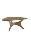 Ink+ivy Blaze Triangle Wood Coffee Table In Light Brown