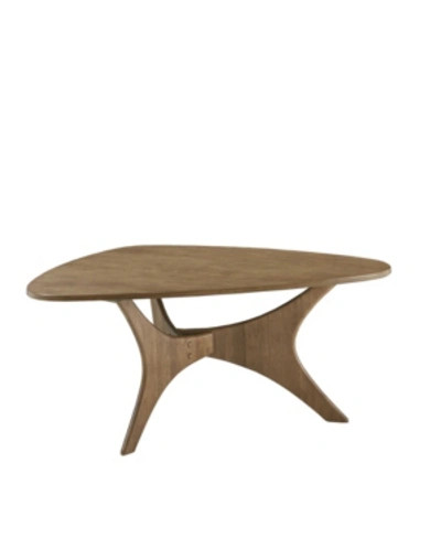 Ink+ivy Blaze Triangle Wood Coffee Table In Light Brown