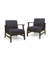 NOBLE HOUSE XIMENA CLUB CHAIR (SET OF 2)