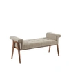 Ink+ivy Mason Accent Bench In Medium Beige
