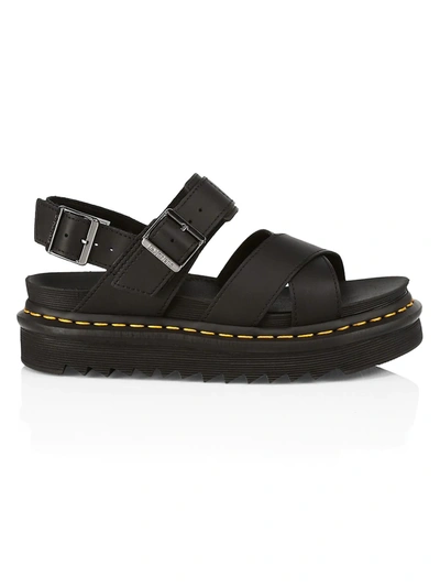Dr. Martens Voss Ii Platform Sandal In Black