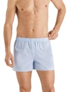 Hanro Fancy Woven Boxers In Comb Structure