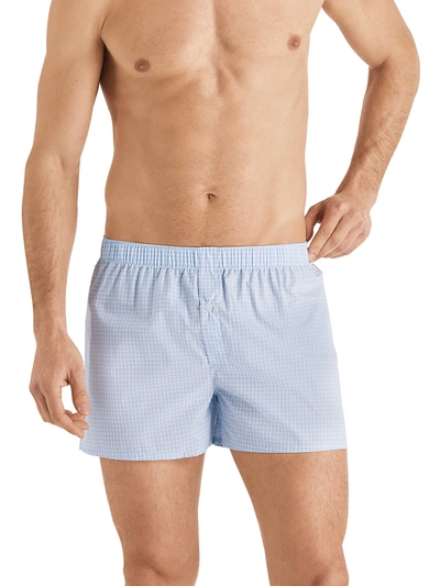 Hanro Fancy Woven Boxers In Comb Structure
