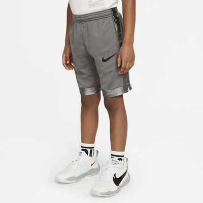 Nike Kids' Dri-fit Elite Energy Shorts In Smoke Grey