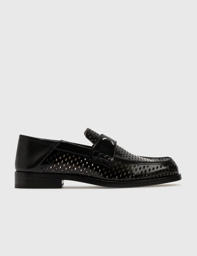 Maison Margiela Stitches Loafers In Black