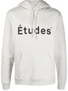 Etudes Studio Etudes Klein Logo Print Hoodie In Grey