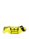 Adidas By Stella Mccartney Branded Recycled-polyester Belt Bag In Yellow