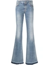 ERMANNO SCERVINO LOW-RISE FLARED JEANS