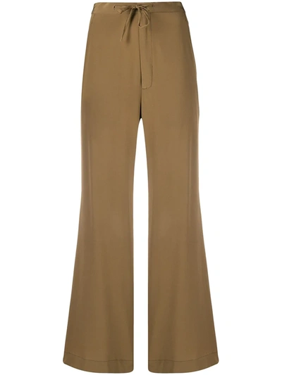 Société Anonyme Drawstring Trousers In Brown