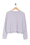 Splendid Reed Rib Knit Sweater In H Eve Hush