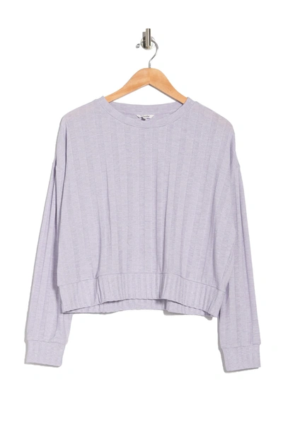 Splendid Reed Rib Knit Sweater In H Eve Hush