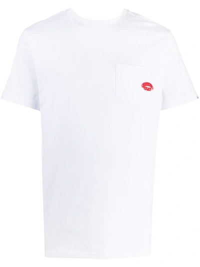Vans Embroidered Lips T-shirt In White