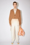 ACNE STUDIOS Cargo pants Ecru beige