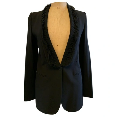 Pre-owned Sonia Rykiel Wool Suit Jacket In Black