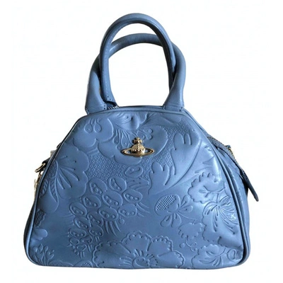 Pre-owned Vivienne Westwood Blue Leather Handbag