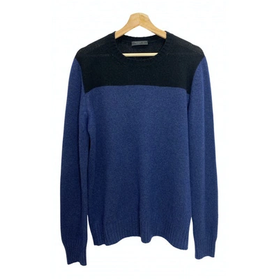 Pre-owned Prada Blue Cashmere Knitwear & Sweatshirts