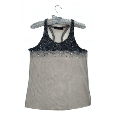 Pre-owned Marc Cain Glitter Camisole In Metallic
